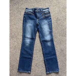 NYDJ Marilyn Women's Straight Jeans, Ankle, Size 8P X30 Lift Tuck Technology